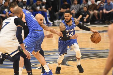 Orlando Magic, 7 Şubat 2019 'da Orlando, Florida' da Amway Arena 'da Minnesota Timberwolves' a ev sahipliği yapar. Fotoğraf: Marty Jean-Louis