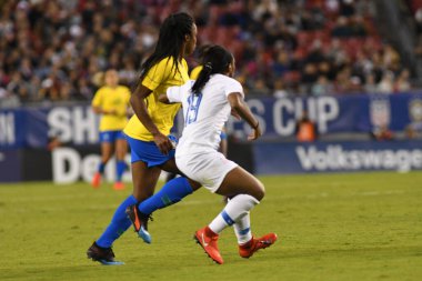 SheBelieves Kupası Finali, 5 Mart 2019 'da Tampa Florida Raymond James Stadyumu' nda ABD ile Brezilya arasında oynanacak. Fotoğraf: Marty Jean-Louis