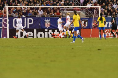 SheBelieves Kupası Finali, 5 Mart 2019 'da Tampa Florida Raymond James Stadyumu' nda ABD ile Brezilya arasında oynanacak. Fotoğraf: Marty Jean-Louis