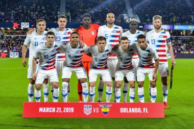 ABD Erkekler Milli Takımı 21 Mart 2019 tarihinde Orlando Florida 'daki Orlando City Stadyumu' nda Ekvador Milli Takımı 'na ev sahipliği yaptı. Fotoğraf: Marty Jean-Louis
