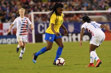 SheBelieves Kupası Finali, 5 Mart 2019 'da Tampa Florida Raymond James Stadyumu' nda ABD ile Brezilya arasında oynanacak. Fotoğraf: Marty Jean-Louis