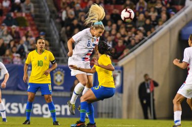 SheBelieves Kupası Finali, 5 Mart 2019 'da Tampa Florida Raymond James Stadyumu' nda ABD ile Brezilya arasında oynanacak. Fotoğraf: Marty Jean-Louis