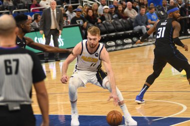 Orlando Magic, 31 Ocak 2019 tarihinde Orlando Florida 'daki Amway Center' da Indiana Pacers 'a ev sahipliği yapmaktadır. Fotoğraf: Marty Jean-Louis