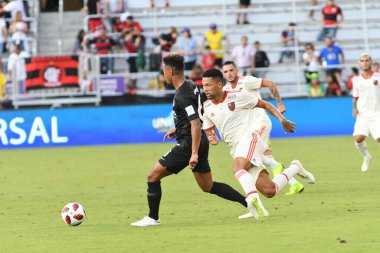 Flamengo Eintracht Frankfurt 'a karşı 12 Ocak 2019 Cumartesi günü Orlando City Stadyumu' nda. Fotoğraf: Marty Jean-Louis