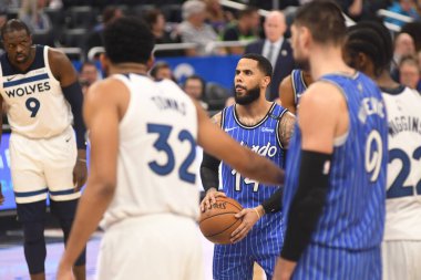 Orlando Magic, 7 Şubat 2019 'da Orlando, Florida' da Amway Arena 'da Minnesota Timberwolves' a ev sahipliği yapar. Fotoğraf: Marty Jean-Louis