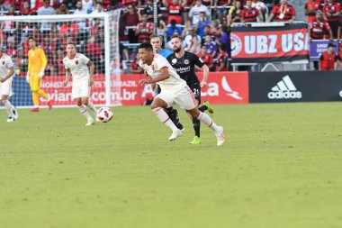 Flamengo Eintracht Frankfurt 'a karşı 12 Ocak 2019 Cumartesi günü Orlando City Stadyumu' nda. Fotoğraf: Marty Jean-Louis