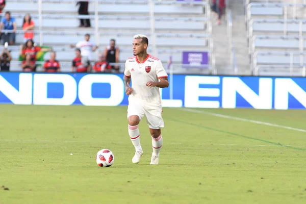 Flamengo Eintracht Frankfurt 'a karşı 12 Ocak 2019 Cumartesi günü Orlando City Stadyumu' nda. Fotoğraf: Marty Jean-Louis