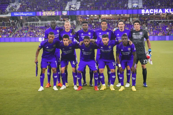 Orlando City Hospeda Colorado Rapids Orlando City Stadium Orlando Florida — Fotografia de Stock