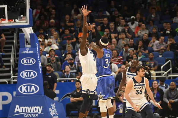 Orlando Magic, 7 Şubat 2019 'da Orlando, Florida' da Amway Arena 'da Minnesota Timberwolves' a ev sahipliği yapar. Fotoğraf: Marty Jean-Louis