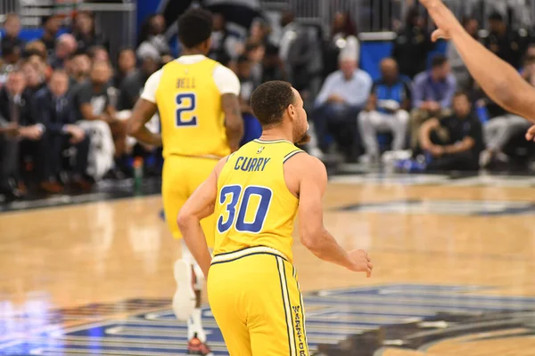 Orlando Magic Hostí Zlaté Státní Bojovníky Amway Center Orlandu Floridě — Stock fotografie