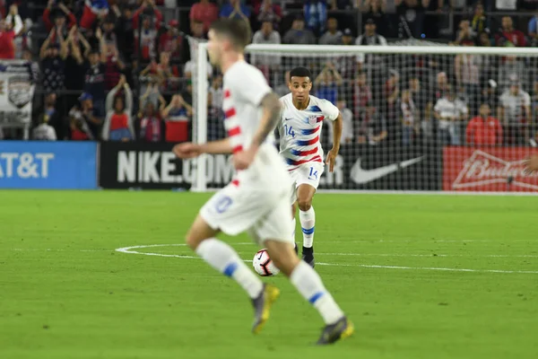 Die Männer Nationalmannschaft Der Usa Empfängt März 2019 Die Nationalmannschaft — Stockfoto