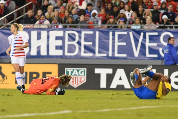 SheBelieves Kupası Finali, 5 Mart 2019 'da Tampa Florida Raymond James Stadyumu' nda ABD ile Brezilya arasında oynanacak. Fotoğraf: Marty Jean-Louis
