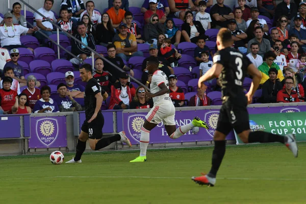 Flamengo Eintracht Frankfurt Orlando City Stadium Lördagen Den Januari 2019 — Stockfoto