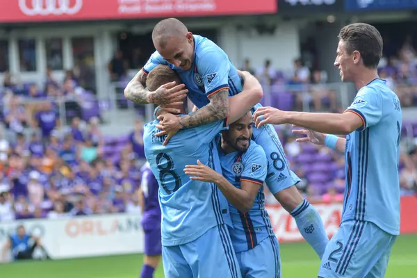 Orlando City Host New York City Orlando City Stadium Orlando — Fotografia de Stock