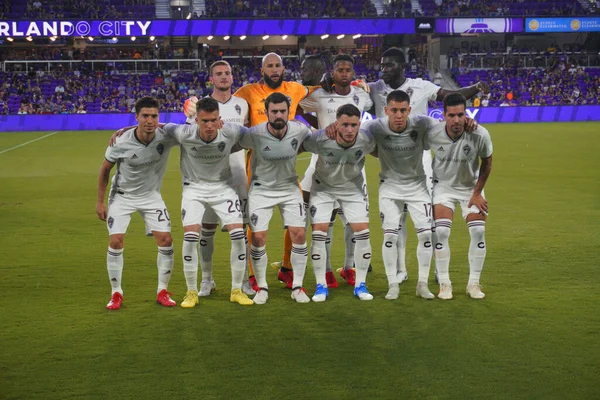 Orlando City Empfängt April 2019 Die Colorado Rapids Orlando City — Stockfoto