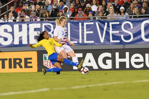 Shebelieves Cup Final Usa Brazil Raymond James Stadium Tampa Florida — Stock Photo, Image