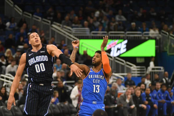 Orlando Magic Hostí Oklahomacity Thunder Amway Center Orlandu Floridě Ledna2019 — Stock fotografie