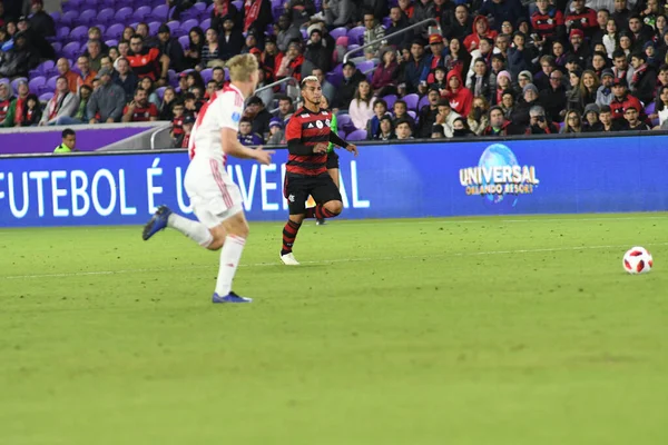 Ajax Flemengo Στο Orlando City Stadium Την Πέμπτη Ιανουαρίου 2019 — Φωτογραφία Αρχείου