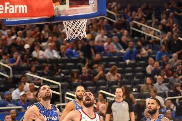 Orlando Magic Φιλοξενεί Τους Cleveland Cavaliers Στο Amway Center Στο — Φωτογραφία Αρχείου