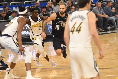 Orlando Magic, 31 Ocak 2019 tarihinde Orlando Florida 'daki Amway Center' da Indiana Pacers 'a ev sahipliği yapmaktadır. Fotoğraf: Marty Jean-Louis