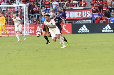 Flamengo Eintracht Frankfurt 'a karşı 12 Ocak 2019 Cumartesi günü Orlando City Stadyumu' nda. Fotoğraf: Marty Jean-Louis