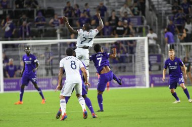 Orlando City 20 Şubat 2019 Çarşamba günü Orlando Fl 'daki Orlando City Stadyumu' nda New England 'a ev sahipliği yaptı. Fotoğraf: Marty Jean-Louis