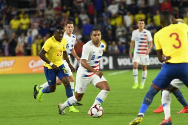ABD Erkekler Milli Takımı 21 Mart 2019 tarihinde Orlando Florida 'daki Orlando City Stadyumu' nda Ekvador Milli Takımı 'na ev sahipliği yaptı. Fotoğraf: Marty Jean-Louis