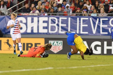 SheBelieves Kupası Finali, 5 Mart 2019 'da Tampa Florida Raymond James Stadyumu' nda ABD ile Brezilya arasında oynanacak. Fotoğraf: Marty Jean-Louis