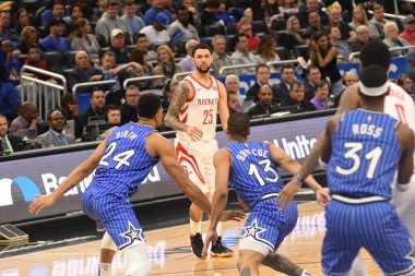 Orlando Magic, Houston Rockets 'a 13 Ocak 2019 tarihinde Amway Arena' da ev sahipliği yaptı. Fotoğraf: Marty Jean-Louis