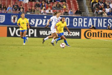 SheBelieves Kupası Finali, 5 Mart 2019 'da Tampa Florida Raymond James Stadyumu' nda ABD ile Brezilya arasında oynanacak. Fotoğraf: Marty Jean-Louis