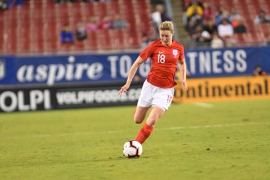 Japonya, İngiltere 'ye karşı Raymond James Stadyumu' nda 5 Mart 2019 'da Tampa Florida' da. Fotoğraf: Marty Jean-Louis