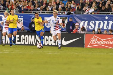 SheBelieves Kupası Finali, 5 Mart 2019 'da Tampa Florida Raymond James Stadyumu' nda ABD ile Brezilya arasında oynanacak. Fotoğraf: Marty Jean-Louis