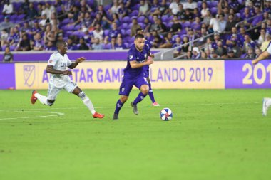 Orlando City 20 Şubat 2019 Çarşamba günü Orlando Fl 'daki Orlando City Stadyumu' nda New England 'a ev sahipliği yaptı. Fotoğraf: Marty Jean-Louis