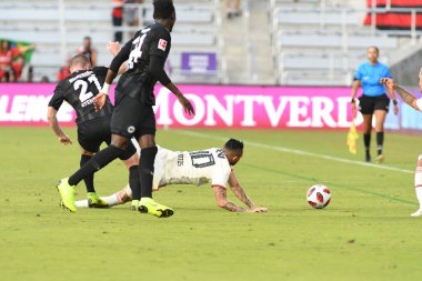 Flamengo Eintracht Frankfurt 'a karşı 12 Ocak 2019 Cumartesi günü Orlando City Stadyumu' nda. Fotoğraf: Marty Jean-Louis