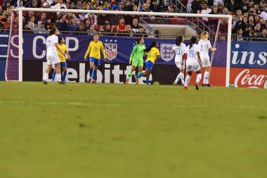 SheBelieves Kupası Finali, 5 Mart 2019 'da Tampa Florida Raymond James Stadyumu' nda ABD ile Brezilya arasında oynanacak. Fotoğraf: Marty Jean-Louis