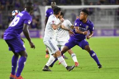 Orlando City 20 Şubat 2019 Çarşamba günü Orlando Fl 'daki Orlando City Stadyumu' nda New England 'a ev sahipliği yaptı. Fotoğraf: Marty Jean-Louis