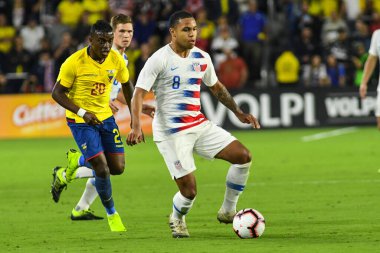 ABD Erkekler Milli Takımı 21 Mart 2019 tarihinde Orlando Florida 'daki Orlando City Stadyumu' nda Ekvador Milli Takımı 'na ev sahipliği yaptı. Fotoğraf: Marty Jean-Louis