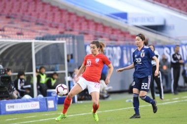 Japonya, İngiltere 'ye karşı Raymond James Stadyumu' nda 5 Mart 2019 'da Tampa Florida' da. Fotoğraf: Marty Jean-Louis