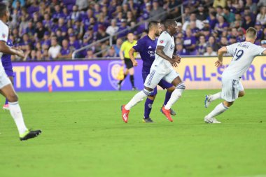 Orlando City 20 Şubat 2019 Çarşamba günü Orlando Fl 'daki Orlando City Stadyumu' nda New England 'a ev sahipliği yaptı. Fotoğraf: Marty Jean-Louis