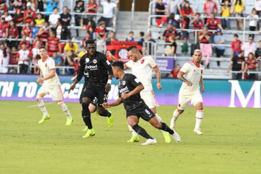 Flamengo Eintracht Frankfurt 'a karşı 12 Ocak 2019 Cumartesi günü Orlando City Stadyumu' nda. Fotoğraf: Marty Jean-Louis