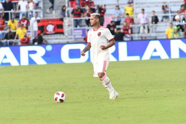 Flamengo Eintracht Frankfurt 'a karşı 12 Ocak 2019 Cumartesi günü Orlando City Stadyumu' nda. Fotoğraf: Marty Jean-Louis