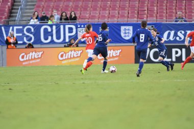 Japonya, İngiltere 'ye karşı Raymond James Stadyumu' nda 5 Mart 2019 'da Tampa Florida' da. Fotoğraf: Marty Jean-Louis