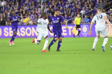 Orlando City 20 Şubat 2019 Çarşamba günü Orlando Fl 'daki Orlando City Stadyumu' nda New England 'a ev sahipliği yaptı. Fotoğraf: Marty Jean-Louis