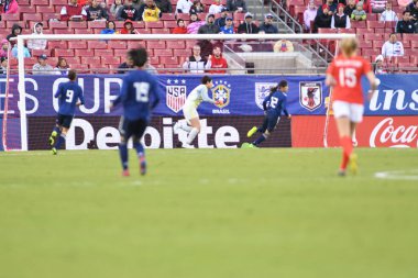 Japonya, İngiltere 'ye karşı Raymond James Stadyumu' nda 5 Mart 2019 'da Tampa Florida' da. Fotoğraf: Marty Jean-Louis