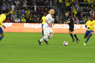ABD Erkekler Milli Takımı 21 Mart 2019 tarihinde Orlando Florida 'daki Orlando City Stadyumu' nda Ekvador Milli Takımı 'na ev sahipliği yaptı. Fotoğraf: Marty Jean-Louis