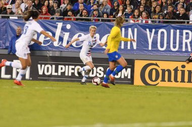 SheBelieves Kupası Finali, 5 Mart 2019 'da Tampa Florida Raymond James Stadyumu' nda ABD ile Brezilya arasında oynanacak. Fotoğraf: Marty Jean-Louis