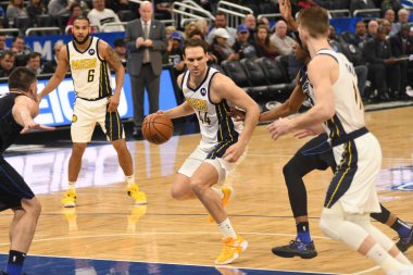 Orlando Magic, 31 Ocak 2019 tarihinde Orlando Florida 'daki Amway Center' da Indiana Pacers 'a ev sahipliği yapmaktadır. Fotoğraf: Marty Jean-Louis