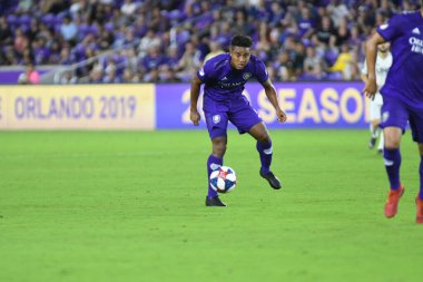 Orlando City 20 Şubat 2019 Çarşamba günü Orlando Fl 'daki Orlando City Stadyumu' nda New England 'a ev sahipliği yaptı. Fotoğraf: Marty Jean-Louis