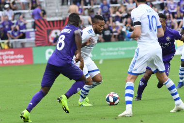 Orlando City SC, 16 Mart 2019 Cumartesi günü Orlando Florida 'daki Orlando City Stadyumu' nda Montreal Impact 'e ev sahipliği yaptı. Fotoğraf: Marty Jean-Louis