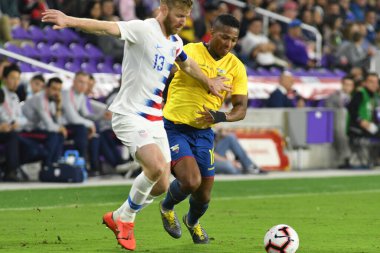 ABD Erkekler Milli Takımı 21 Mart 2019 tarihinde Orlando Florida 'daki Orlando City Stadyumu' nda Ekvador Milli Takımı 'na ev sahipliği yaptı. Fotoğraf: Marty Jean-Louis